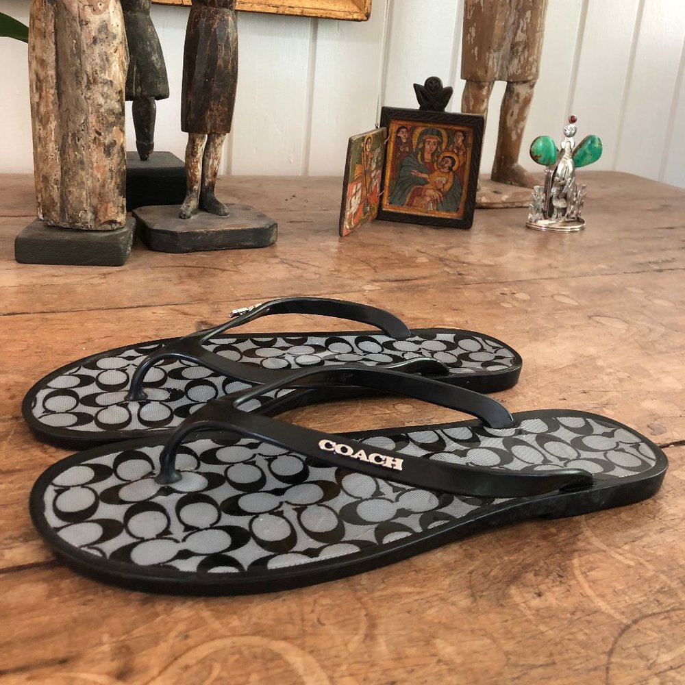 B&W Coach Sandals
